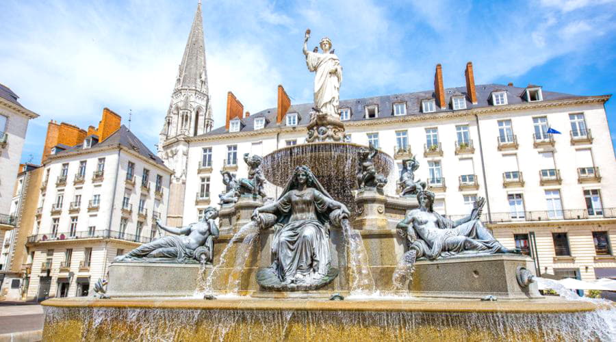 Meilleures options de location de voitures à Nantes